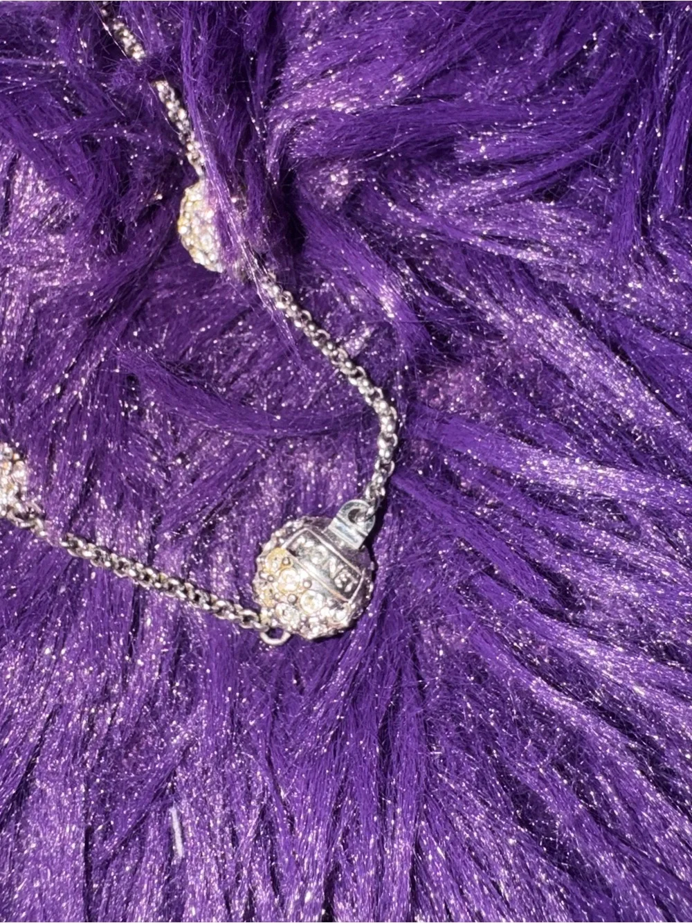 monet sphere beaded silver bracelet
